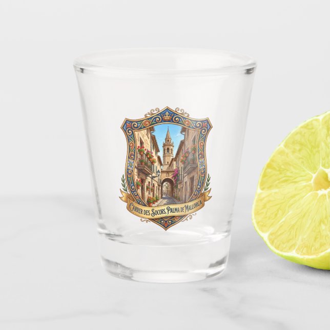 Vaso De Chupito Carrer des Socors España (Anverso)