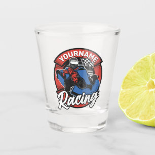 Vaso De Chupito Carrera de Karting Extremo de Kart Personalizado