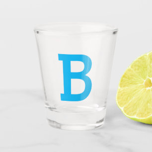 Vaso De Chupito Carta inicial personalizada