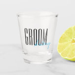 Vaso De Chupito Cartas en negrita "Groom" fiesta de boda personali<br><div class="desc">Regalos personalizados para tu fiesta de bodas.</div>