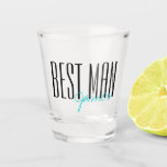 Vaso De Chupito Cartas en negrita "Mejor Hombre" Fiesta de Bodas P<br><div class="desc">Regalos personalizados para tu fiesta de bodas.</div>