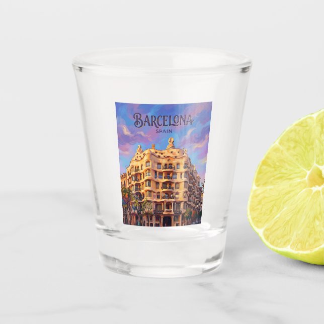 Vaso De Chupito Casa Milà (La Pedrera) España (Anverso)
