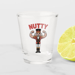 Vaso De Chupito Cascanueces divertido de Navidad Fitness natural d
