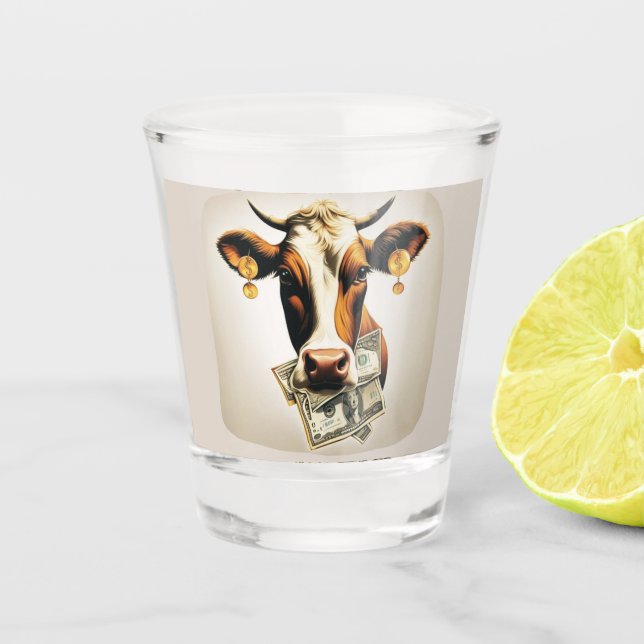 Vaso De Chupito Cash Cow (Anverso)