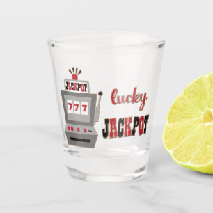 Vaso De Chupito Casino afortunado del bote