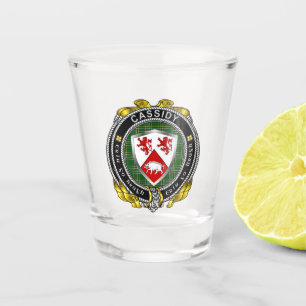 Vaso De Chupito Cassidy/O'Cassidy Irish Shield