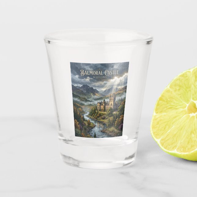 Vaso De Chupito Castillo de Balmoral Reino Unido (Anverso)