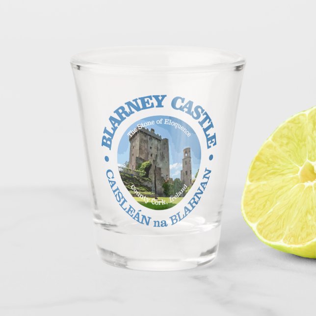 Vaso De Chupito Castillo de Blarney (rd) (Anverso)