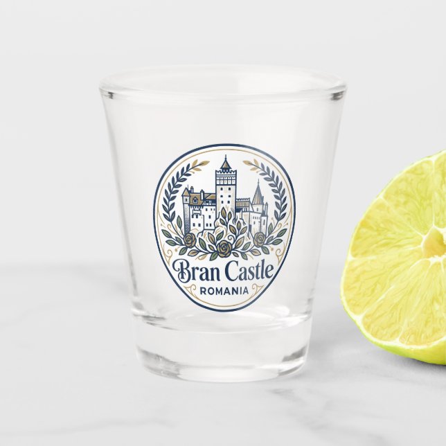 Vaso De Chupito Castillo de Bran Rumania (Anverso)
