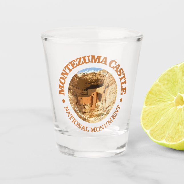 Vaso De Chupito Castillo de Montezuma (NM) (Anverso)