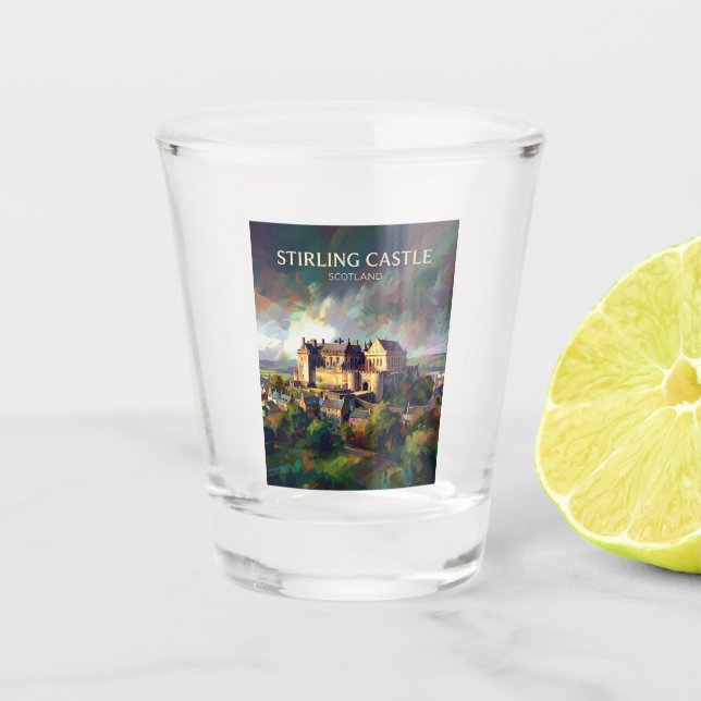 Vaso De Chupito Castillo de Stirling Escocia (Anverso)