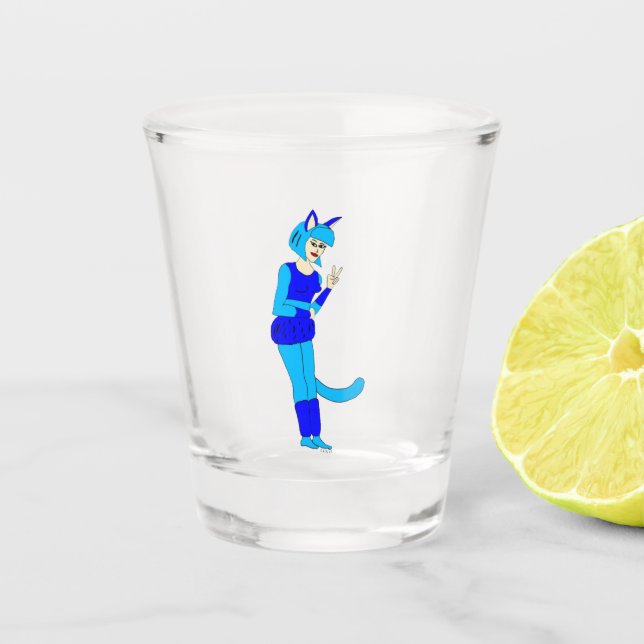Vaso De Chupito catadora (Anverso)