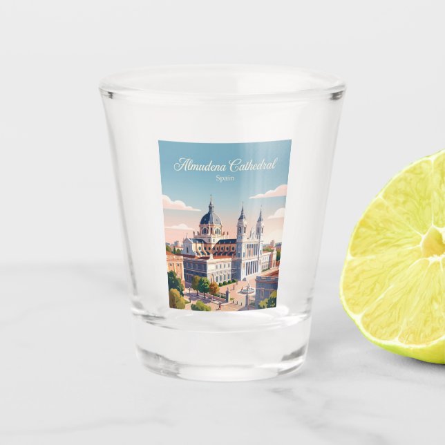Vaso De Chupito Catedral de la Almudena España (Anverso)