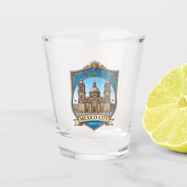 Vaso De Chupito Catedral de la Ciudad de México (Anverso)