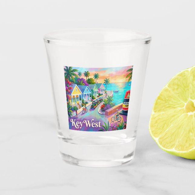 Vaso De Chupito Cayo Hueso Florida (Anverso)