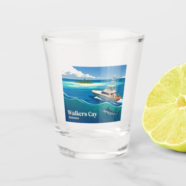 Vaso De Chupito Cayo Walkers Bahamas (Anverso)
