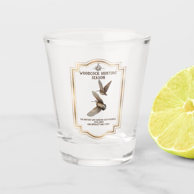 Vaso De Chupito Caza de Chocha (Anverso)