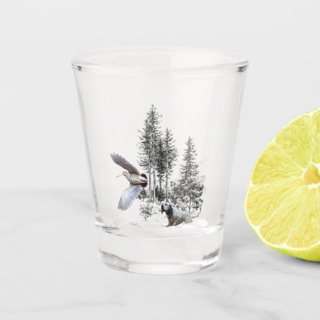 Vaso De Chupito Caza de chochas (Anverso)