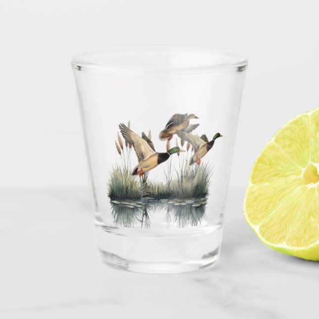 Vaso De Chupito Caza de patos  (Anverso)