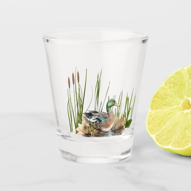 Vaso De Chupito Caza de patos  (Anverso)
