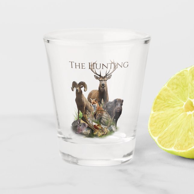 Vaso De Chupito Caza mayor (Anverso)