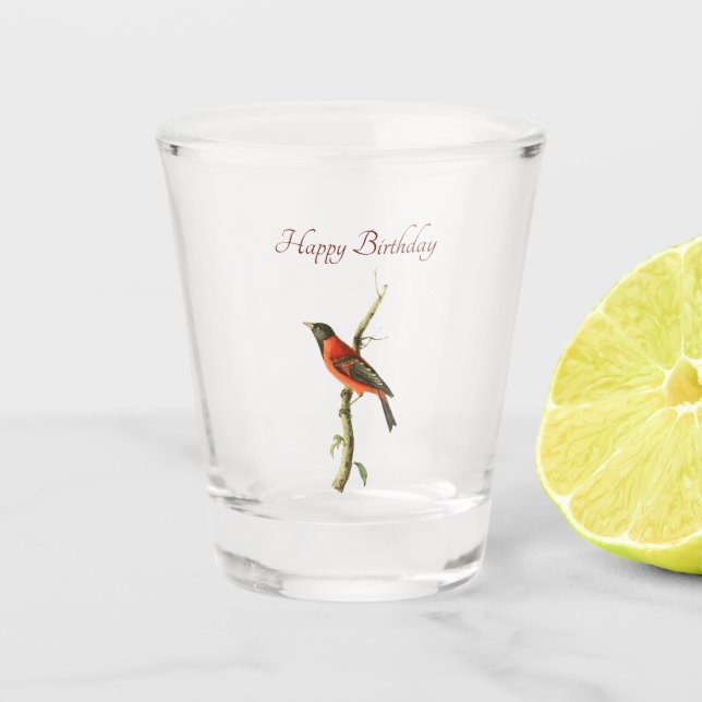 Vaso De Chupito Cazador de semillas con capucha (Anverso)