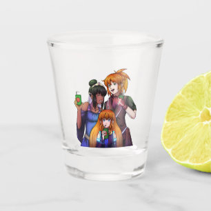 Vaso De Chupito Celebración del espacio de Año Nuevo