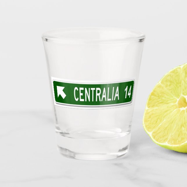 Vaso De Chupito Centralia PA (Anverso)