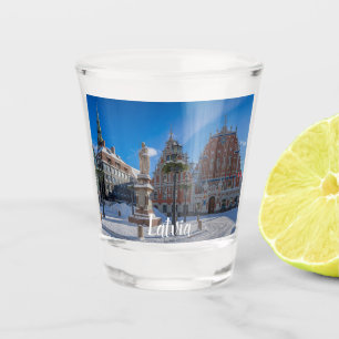 Vaso De Chupito Centro histórico de Riga, Letonia