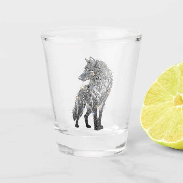 Vaso De Chupito Cepillo de lobo espumoso (Anverso)
