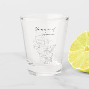 Vaso De Chupito Cervecerías de Wisconsin
