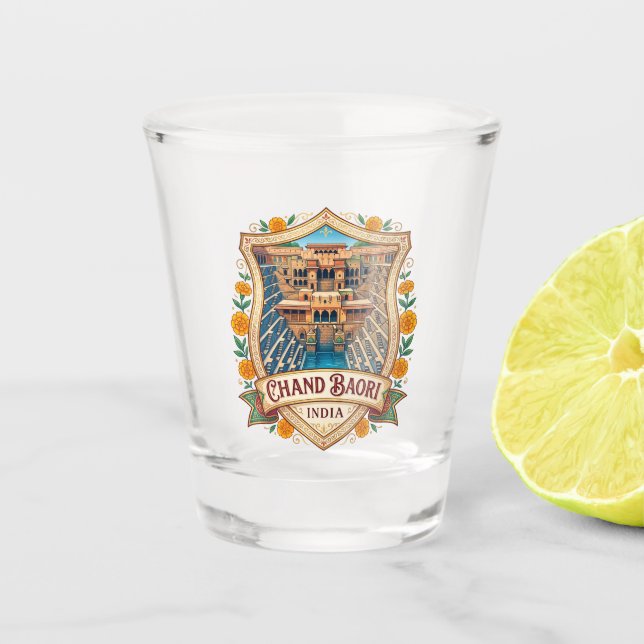 Vaso De Chupito Chand Baori India (Anverso)