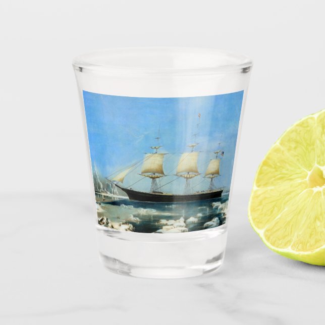 Vaso De Chupito Chaqueta Roja Clipper 1854 (Anverso)