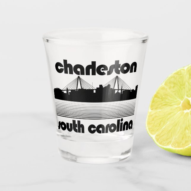 Vaso De Chupito Charleston, Carolina del Sur (Anverso)
