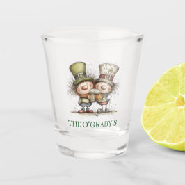 Vaso De Chupito Cheerful St. Patrick’s Day Party Illustration