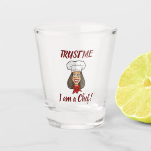 Vaso De Chupito Chef femenino