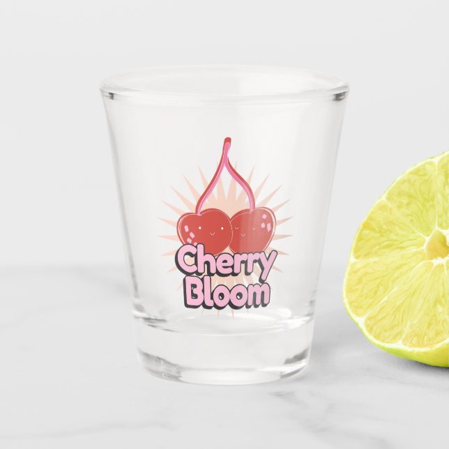 Vaso De Chupito Cherry Bloom (Anverso)