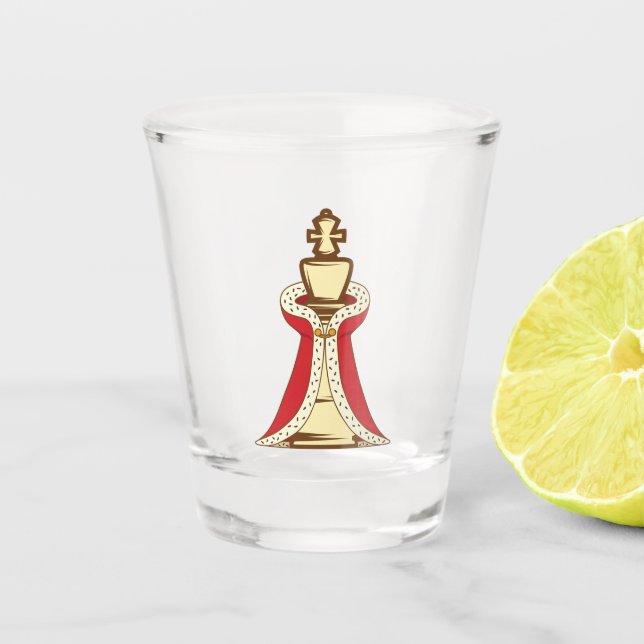 Vaso De Chupito Chess King Piece (Anverso)