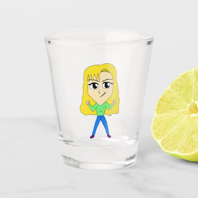 Vaso De Chupito chibi (Anverso)