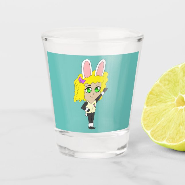 Vaso De Chupito chibi bunnygirl (Anverso)