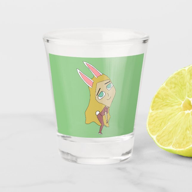 Vaso De Chupito chibi bunnygirl (Anverso)