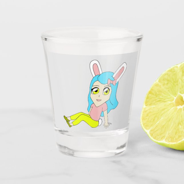Vaso De Chupito chibi bunnygirl (Anverso)