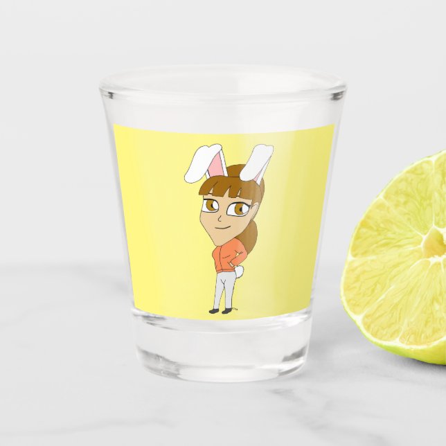 Vaso De Chupito chibi bunnygirl (Anverso)