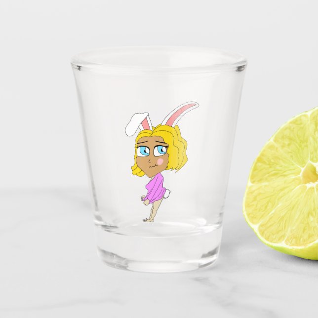 Vaso De Chupito chibi bunnygirl (Anverso)