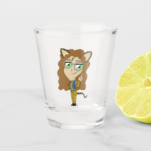 Vaso De Chupito chibi catgirl (Anverso)