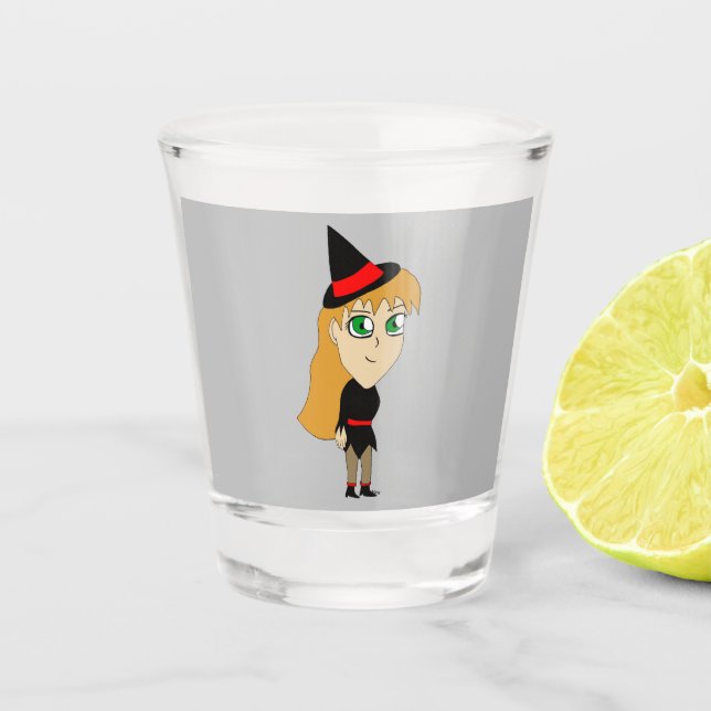 Vaso De Chupito chibi witch (Anverso)