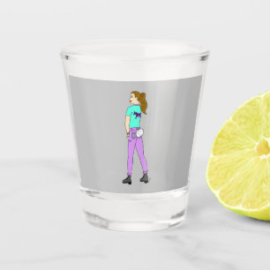 Vaso De Chupito chica con cola de conejo