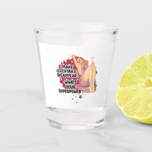 Vaso De Chupito Chica de inyección bebe Humor retro de ama de casa