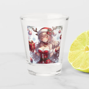 Vaso De Chupito Chica de Navidades de anime