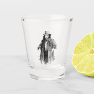 Vaso De Chupito Chica de vaca bonito